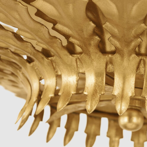 AERIN Hampton 6 Light 36 inch Gild Chandelier Ceiling Light, Large