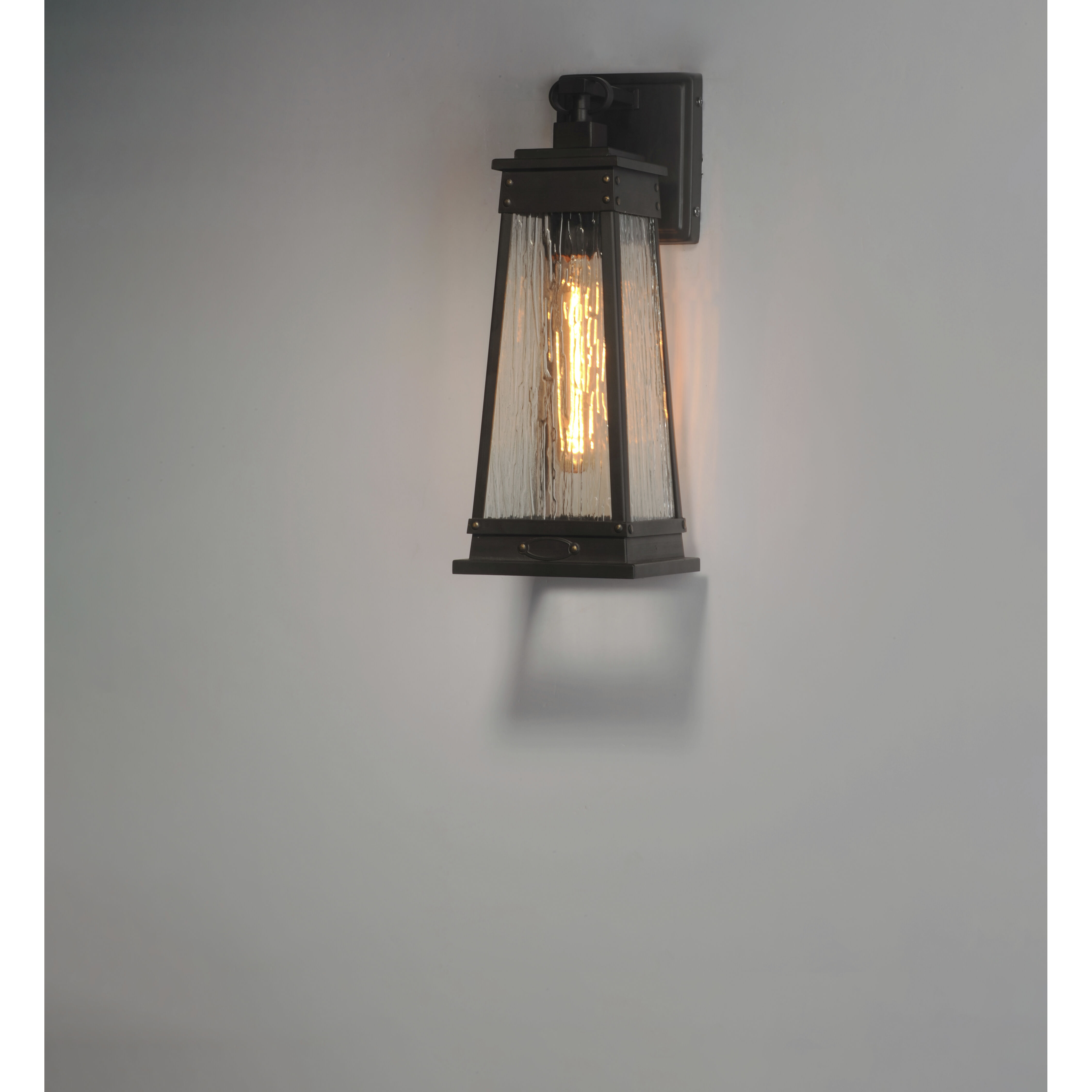 Schooner 1 Light 17 inch Olde Brass Outdoor Wall Sconce