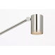 Kelly Wearstler Precision 19.5 inch 6 watt Polished Nickel Articulating Table Lamp Portable Light