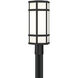 Monte 1 Light 20 inch Satin Black Outdoor LED Post Light