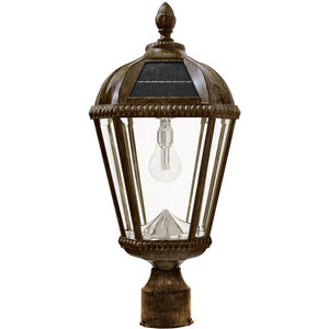 Royal LED 18 inch Weathered Bronze Post Light, Solar