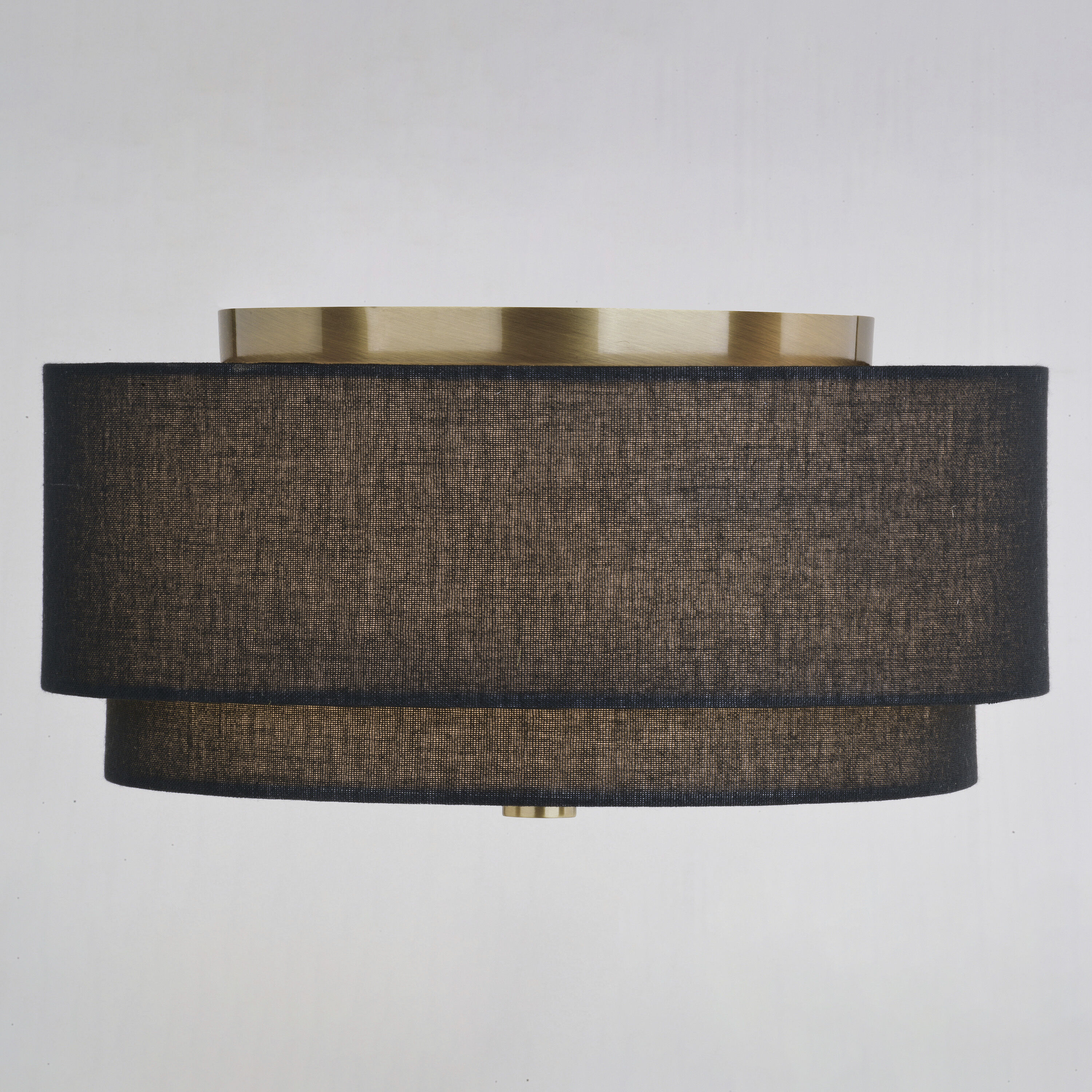 Burnaby LED 13 inch Matte Brass Semi-Flush Mount Ceiling Light
