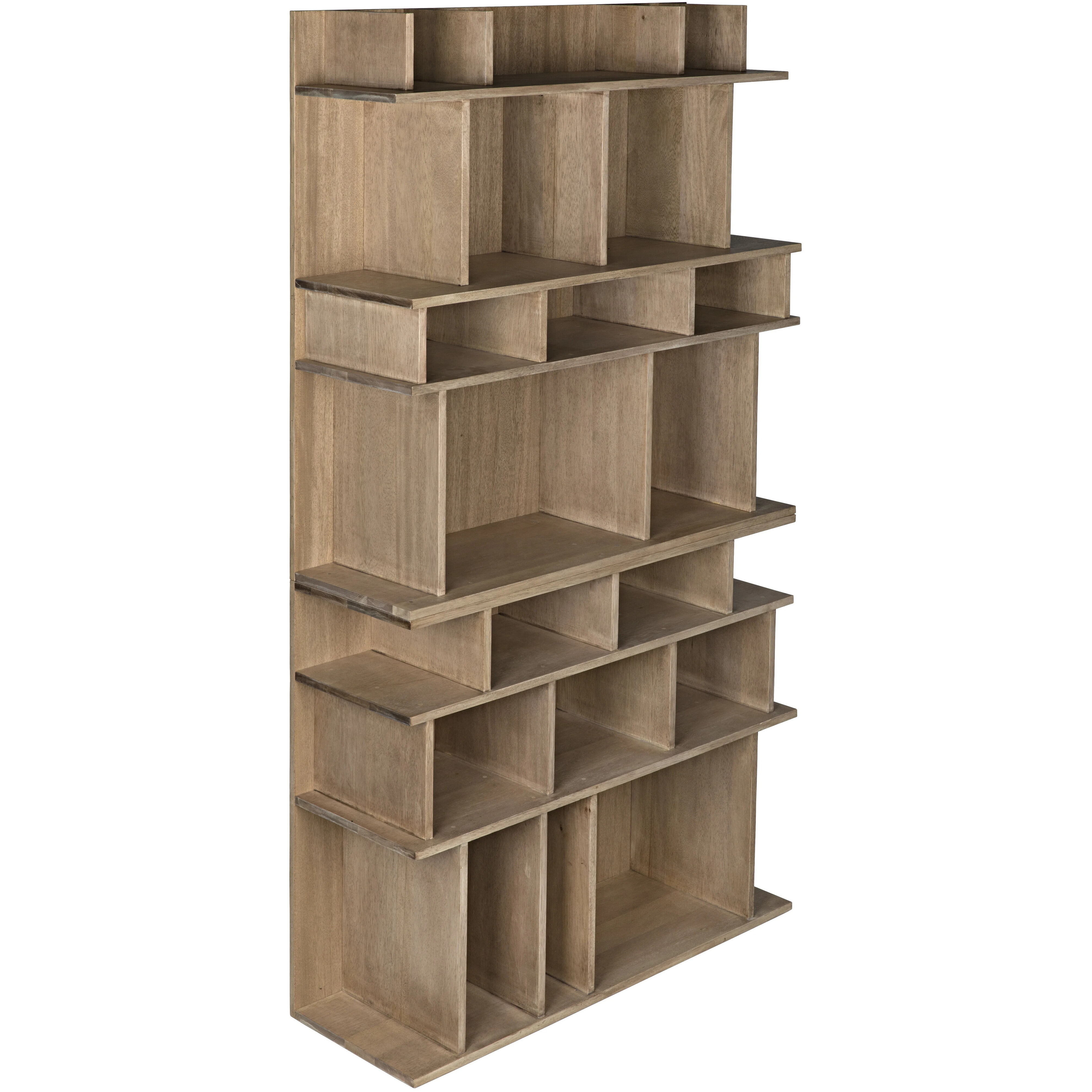 Rashi Washed Walnut Bookcase