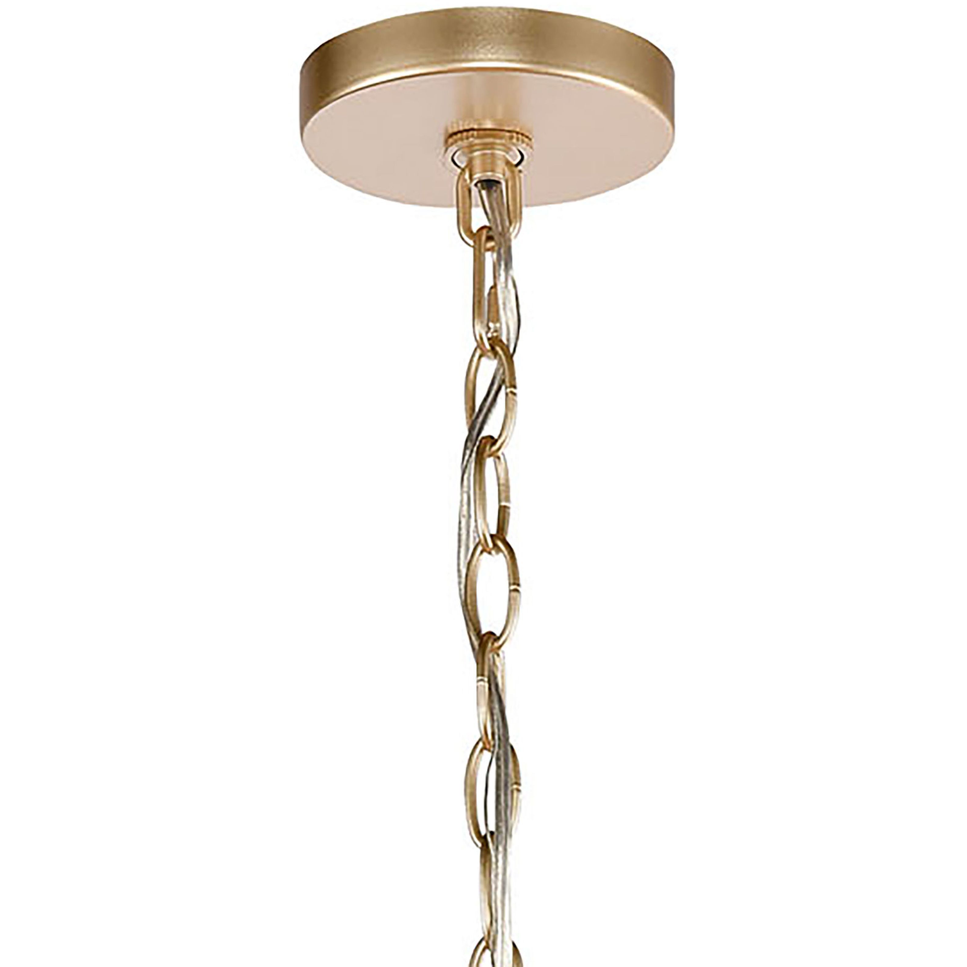 Levana 5 Light 24 inch Gold Chandelier Ceiling Light