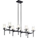 Alton 8 Light 17 inch Black Chandelier Ceiling Light