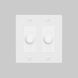 2G 100-120 White Dimmer Switch, LED