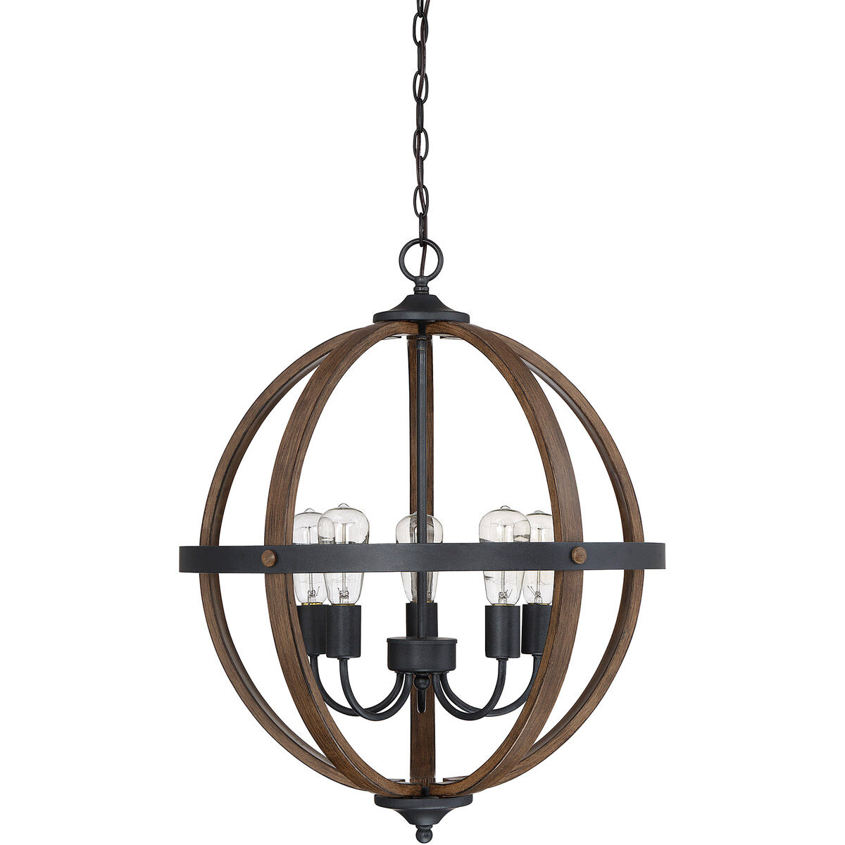Black wood chandelier clearance