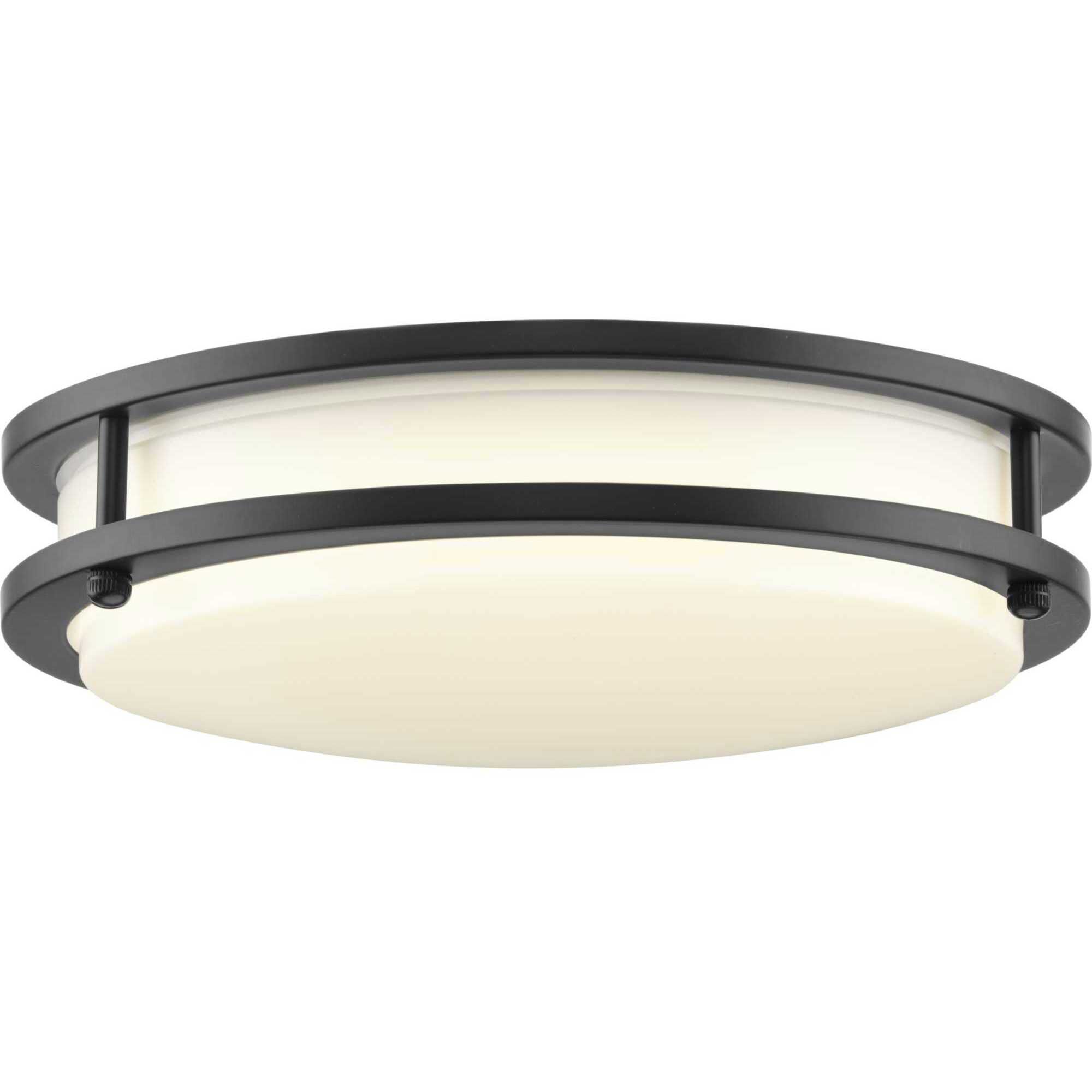 Abide LED LED 10.24 inch Matte Black Flush Mount Ceiling Light, Small, Progress LED