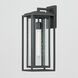 Cabana 1 Light 18 inch Black Outdoor Wall Mount