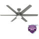 Skysail 60 inch Matte Silver Outdoor Ceiling Fan
