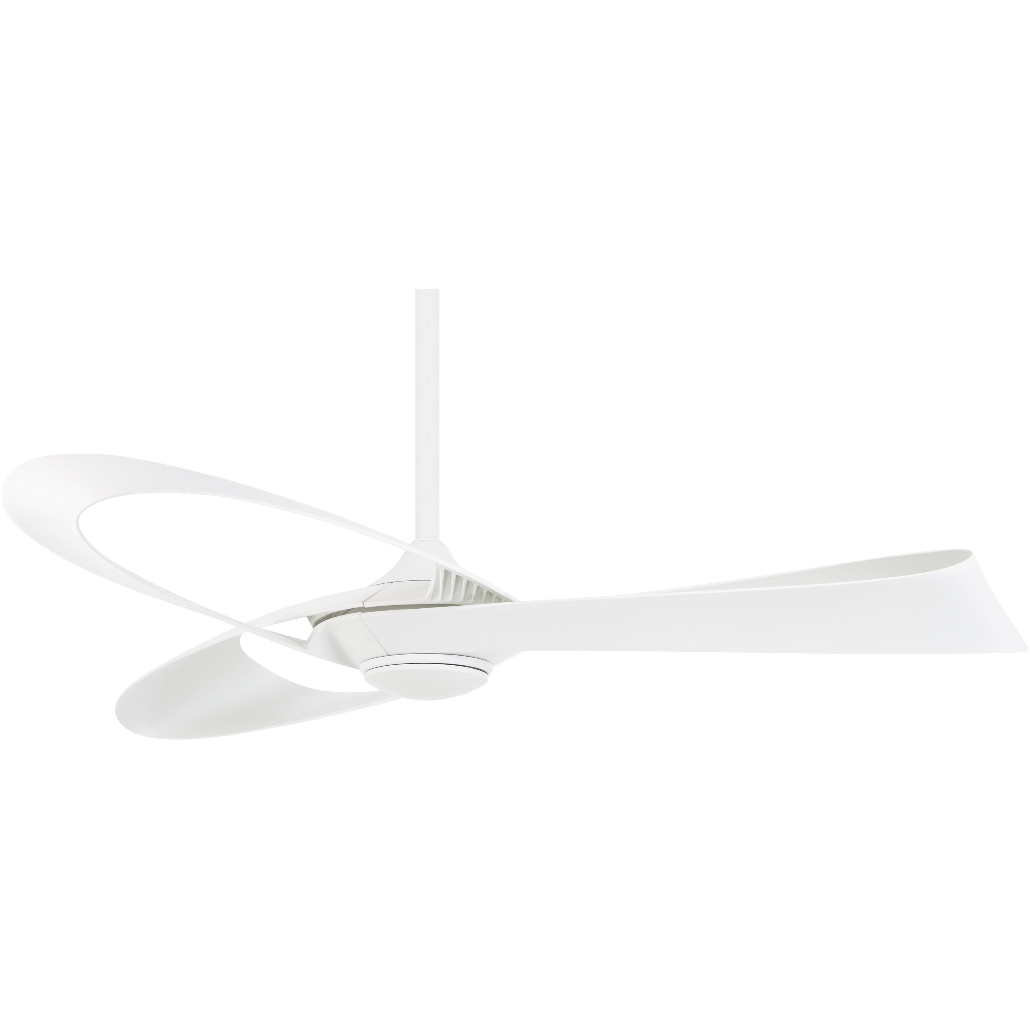 Bowie 52 inch Flat White Ceiling Fan