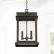 Bolton 2 Light 12 inch Oiled Bronze Outdoor Hanging Lantern