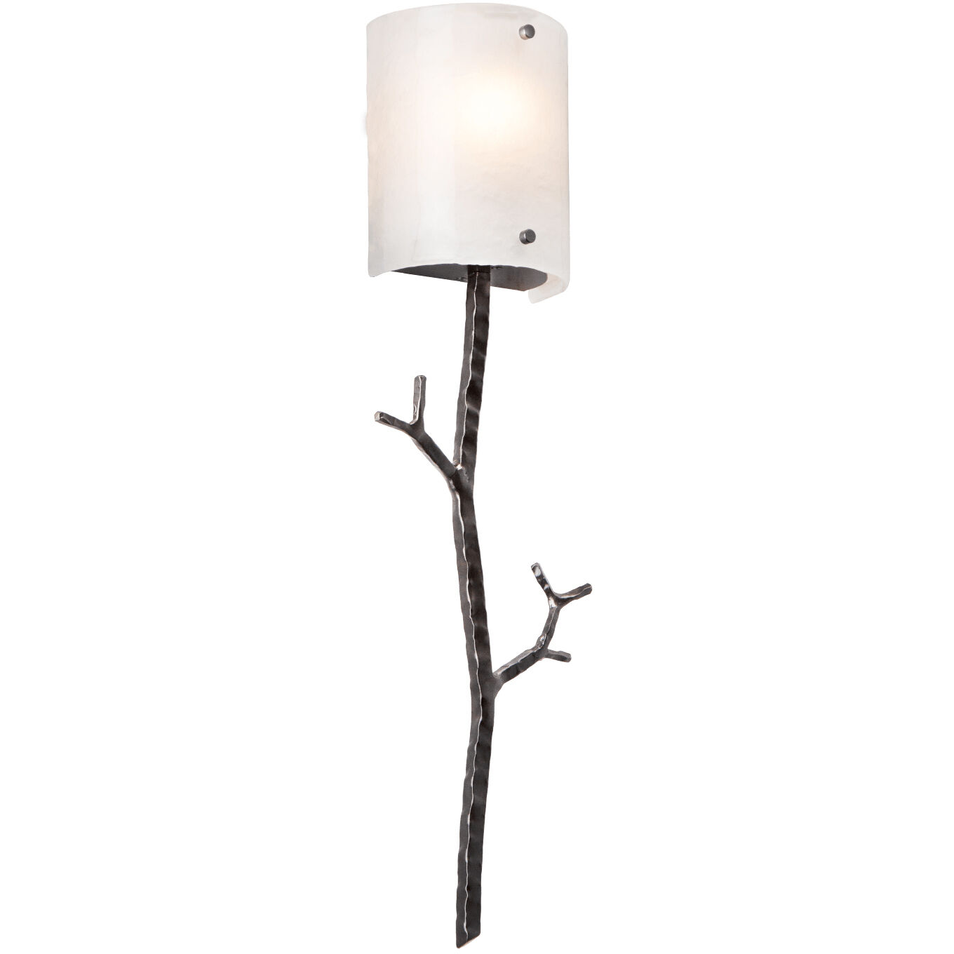 Ironwood 1 Light 6.6 inch Beige Silver Cover Sconce Wall Light in Metallic Beige Silver, Ivory Wisp, Twig
