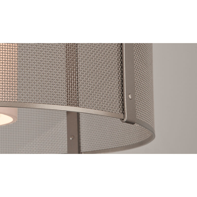 Uptown Mesh 1 Light 18.3 inch Burnished Bronze Chandelier Ceiling Light, Drum