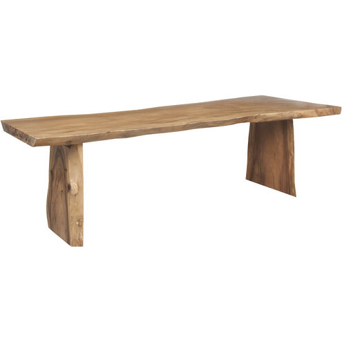Reclaimed Wood 99 X 31 inch Natural Outdoor Dining Table, Rustic