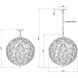 Bridget 3 Light 16.5 inch Soft Gold Chandelier Ceiling Light in Green