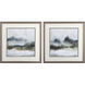 Landscapes Blue and Green and Gray Framed Art, Propac