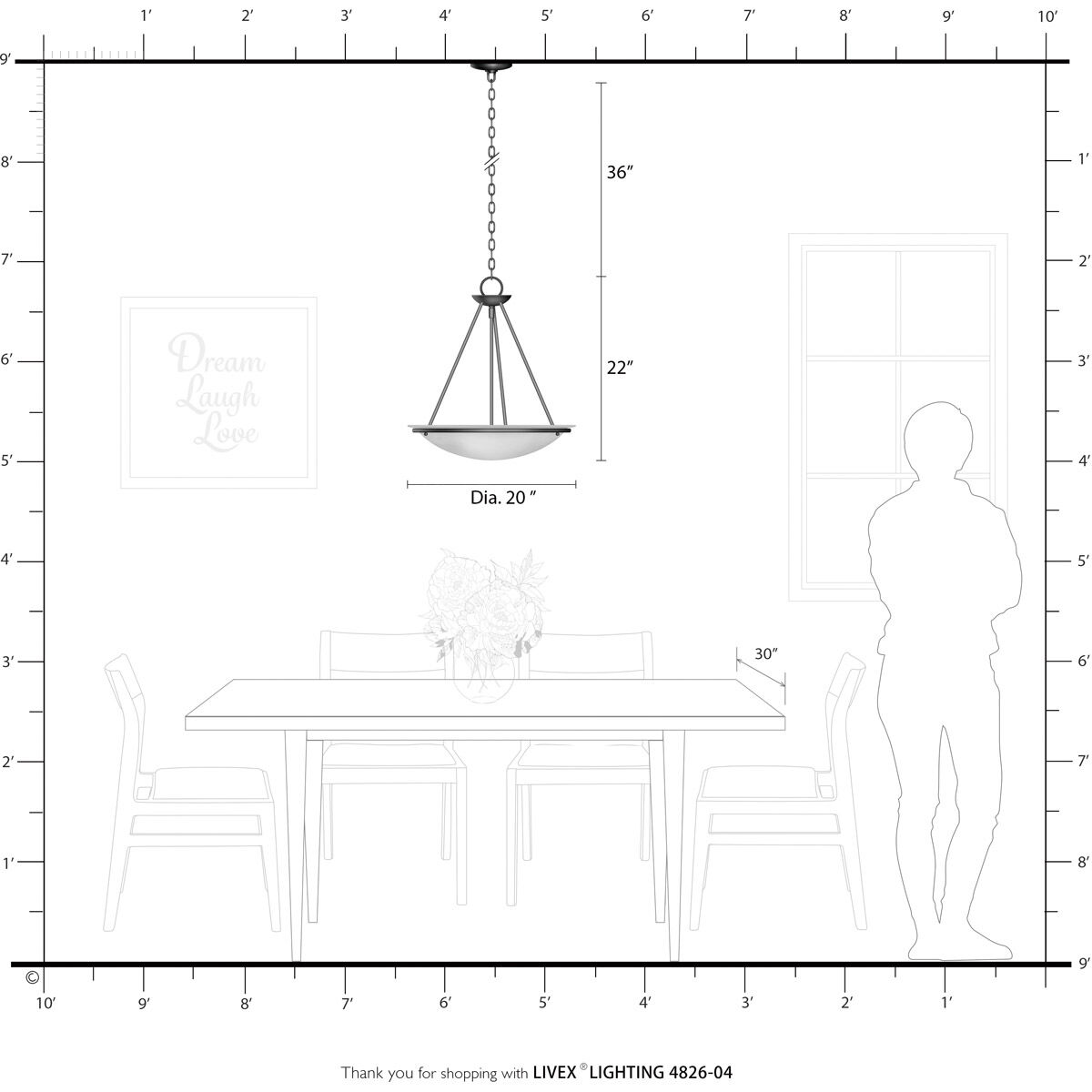 Newburgh 3 Light 20 inch Black Pendant Chandelier Ceiling Light