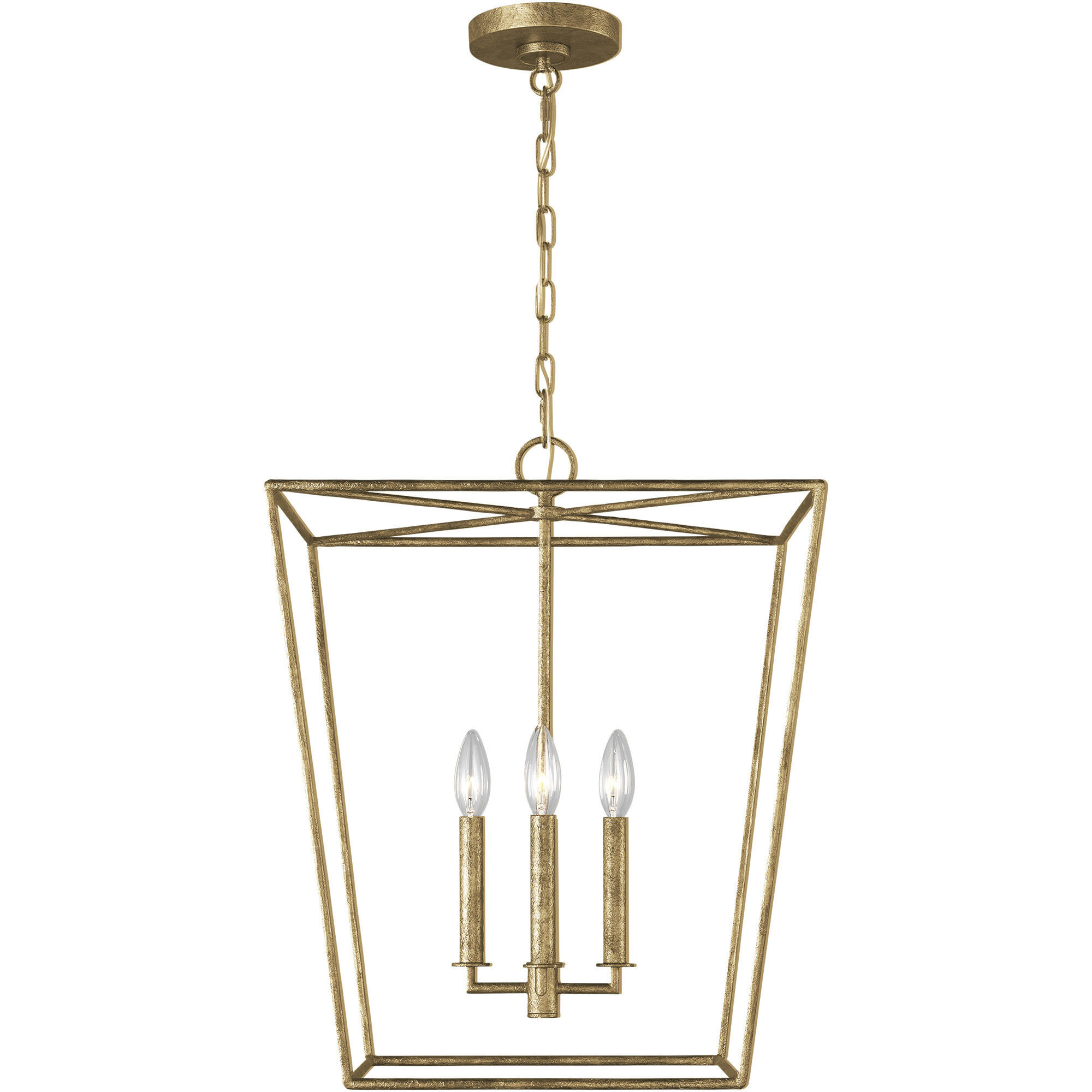 ED Ellen DeGeneres Viota 4 Light 18 inch Casted Gild Pendant Ceiling Light