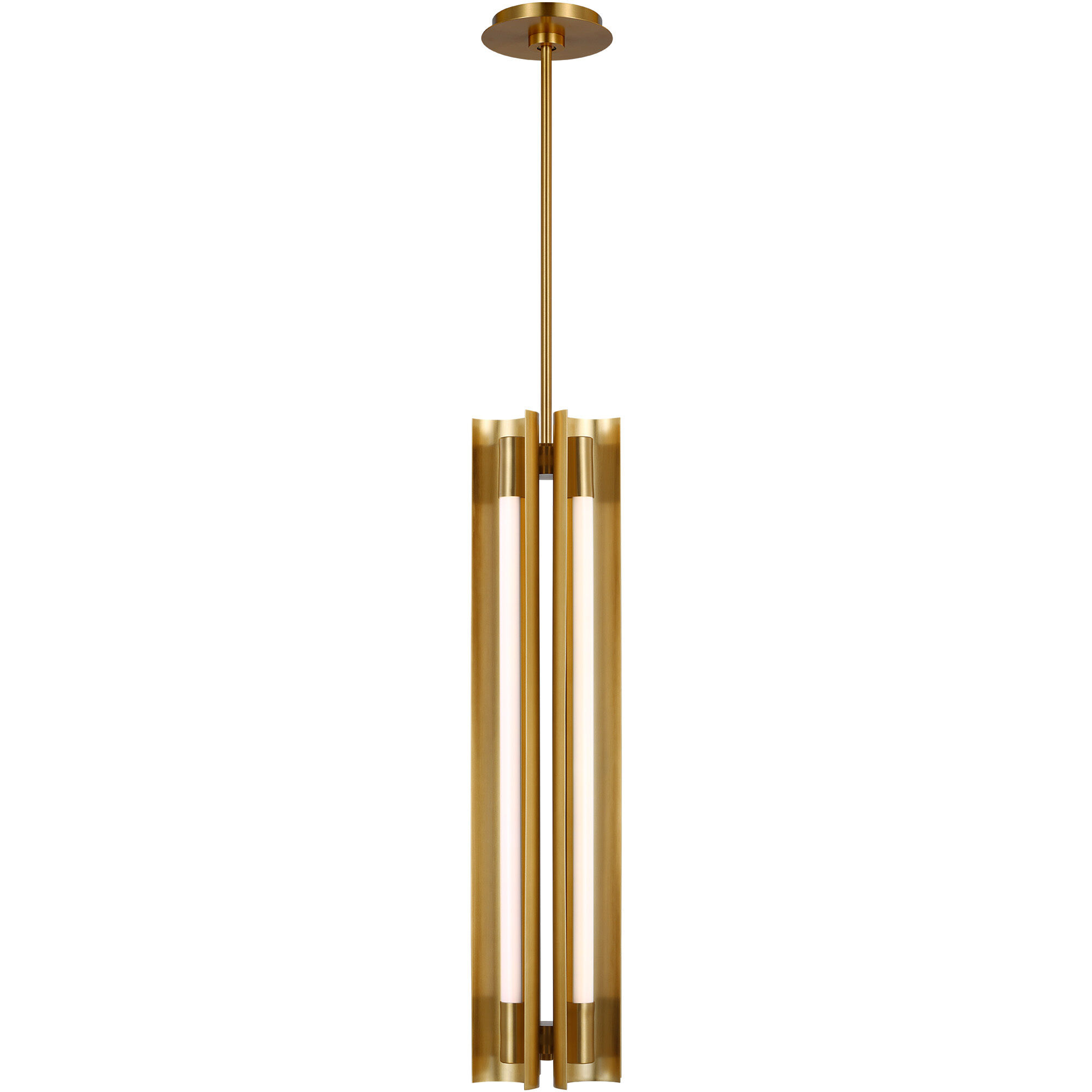 Kelly by Kelly Wearstler Carson LED 5.38 inch Burnished Brass Pendant Ceiling Light