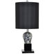 Black Skull 27 inch 150 watt Black and Black Mercury Table Lamp Portable Light 