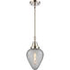 Franklin Restoration Geneseo LED 7 inch Polished Nickel Mini Pendant Ceiling Light