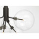 Contemporary LED 26.75 inch Oil Rubbed Bronze Chandelier Ceiling Light