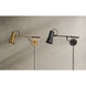Novel 1 Light 4.75 inch Patina Brass Plug-in Sconce Wall Light