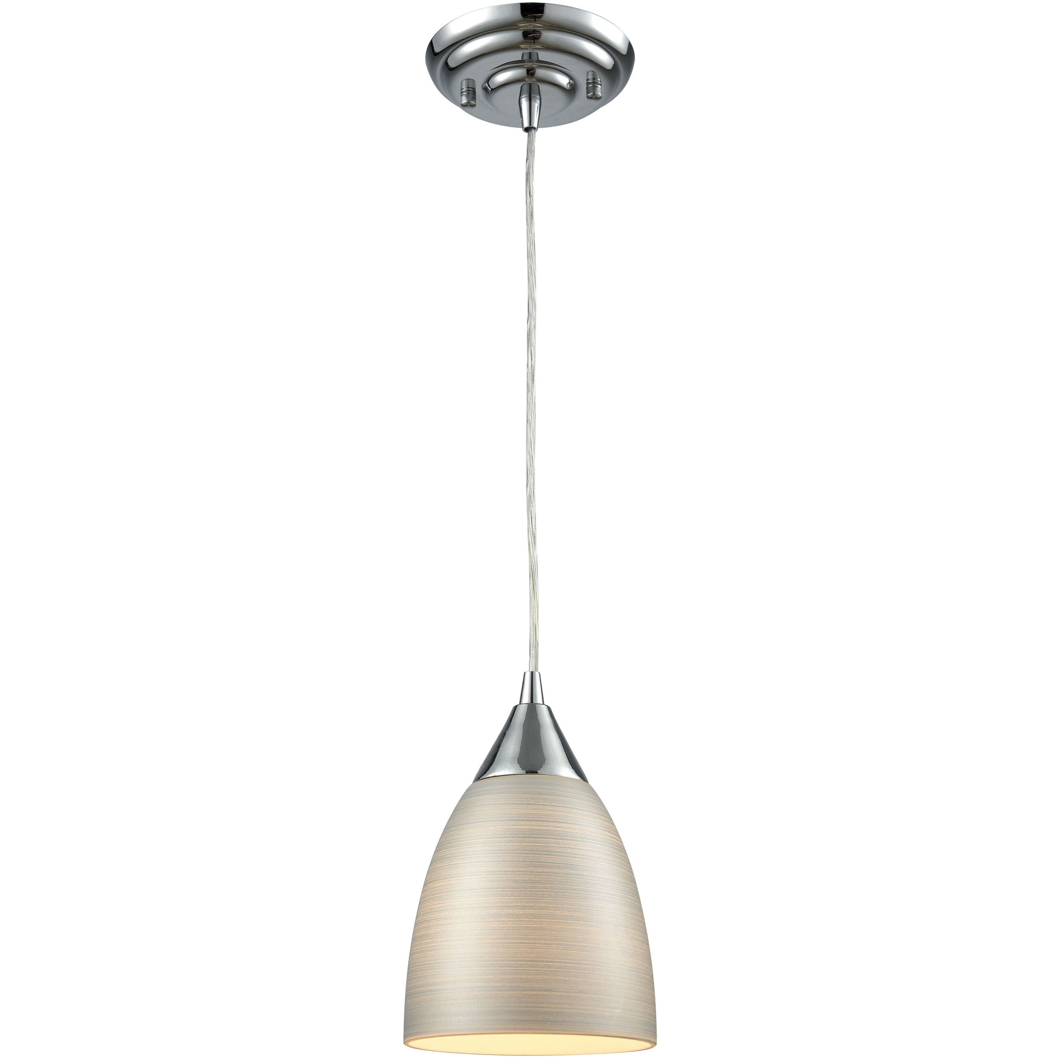 Merida 1 Light 6 inch Polished Chrome Mini Pendant Ceiling Light