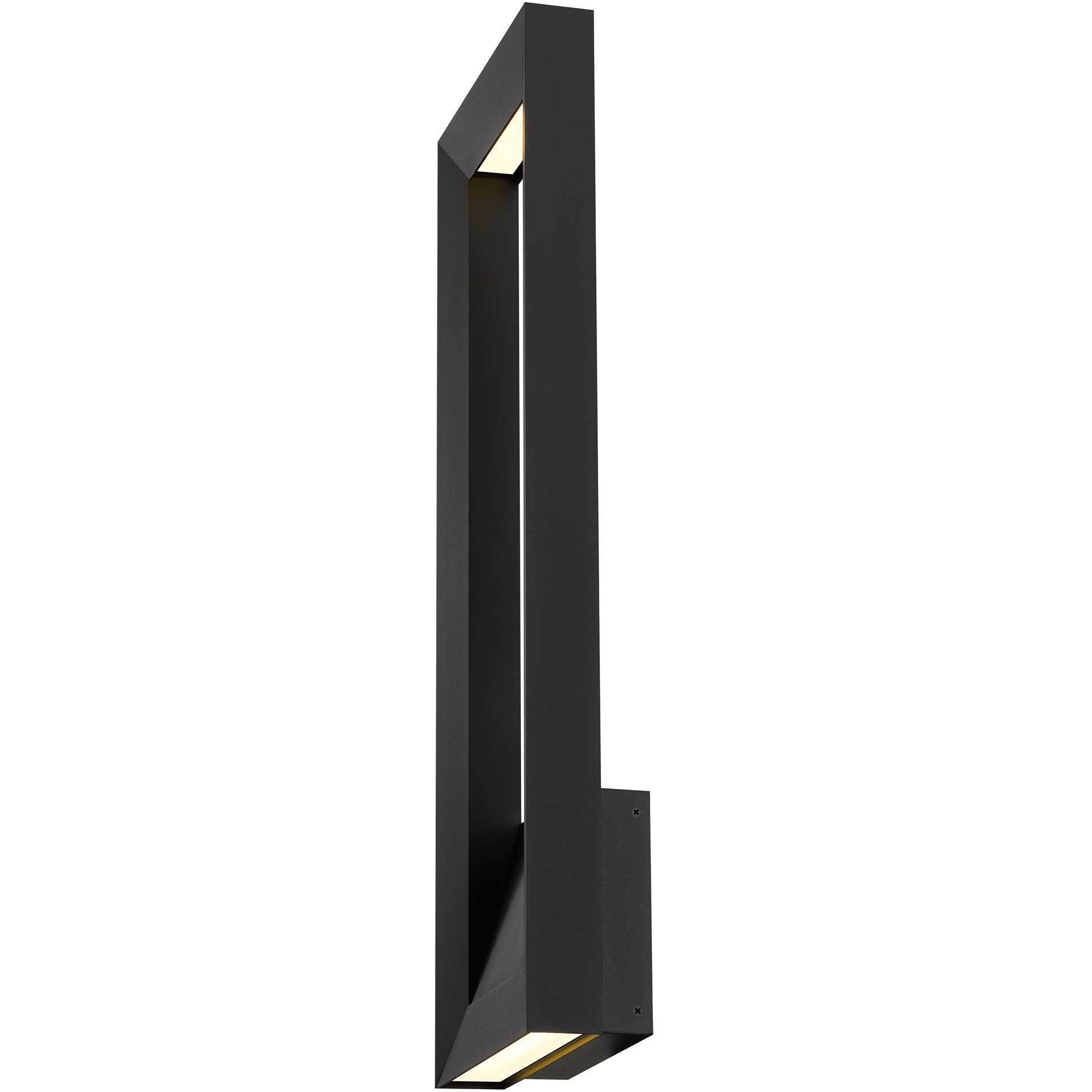 Paletto LED 28 inch Sand Black Outdoor Wall Sconce