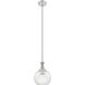 Downtown Urban Astor 1 Light 8 inch Satin Nickel Mini Pendant Ceiling Light in Clear