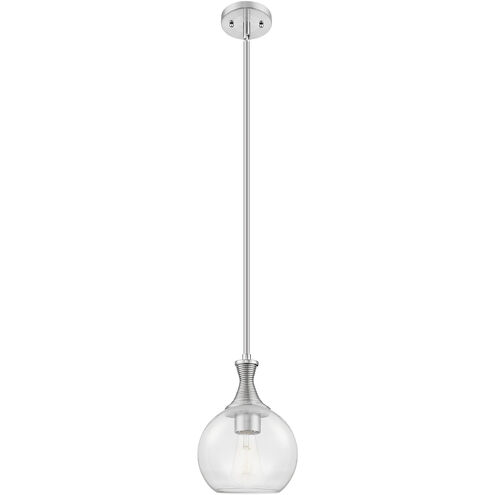 Downtown Urban Astor 1 Light 8 inch Satin Nickel Mini Pendant Ceiling Light in Clear