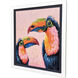 Toucan Paradise 29 X 29 inch Non-Glass Framed Art, Propac