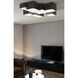 Collage LED 5.75 inch Black Flush Mount Ceiling Light