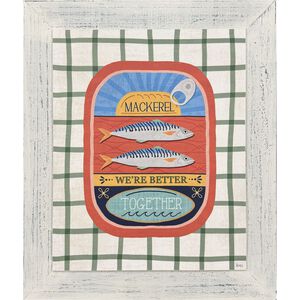Tasty Tins Multi and Blue and Green and Yellow Framed Art