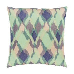 Camila 18 X 18 inch Dark Green/Grass Green/Sage/Navy/Camel/Taupe Pillow Kit, Square