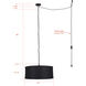 Granna 5 Light 23 inch Black Chandelier Ceiling Light