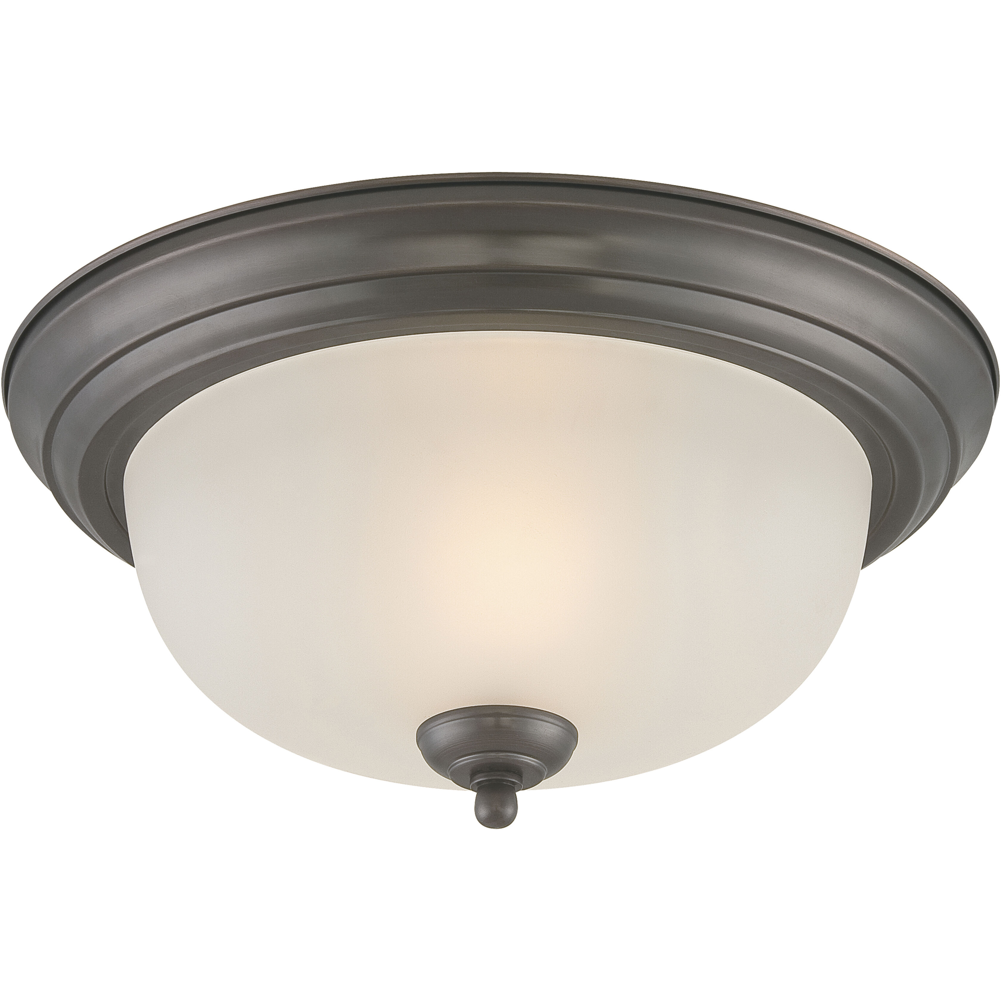 Pendenza 2 Light 13.25 inch Oil Rubbed Bronze Flush Mount Ceiling Light