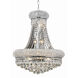 Primo 14 Light 20 inch Chrome Dining Chandelier Ceiling Light in Royal Cut