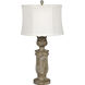 Litex 29 inch 100 watt Cottage Grey Table Lamp Portable Light