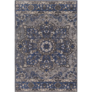 Amsterdam 36 X 24 inch Navy/Charcoal/Medium Gray/Ivory/Taupe Rugs, Rectangle