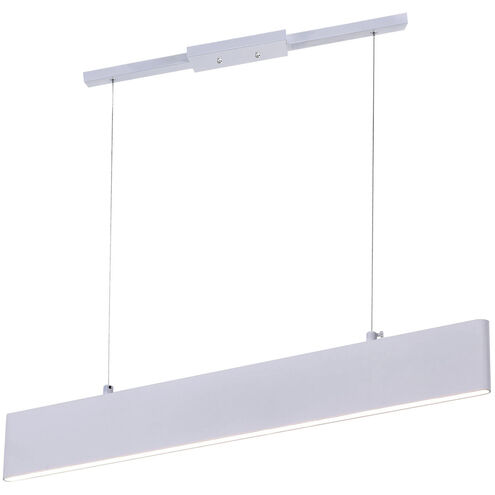 Krista LED 25 inch Satin White Pool Table Light Ceiling Light