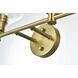 Gene 4 Light 38 inch Satin Gold Bath Sconce Wall Light