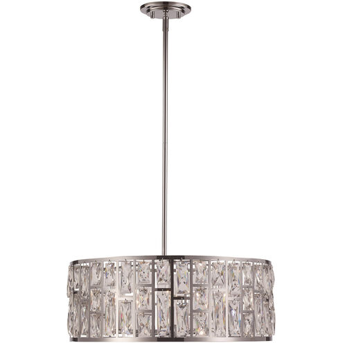 Vibrant 5 Light 20 inch Polished Chrome Pendant Ceiling Light