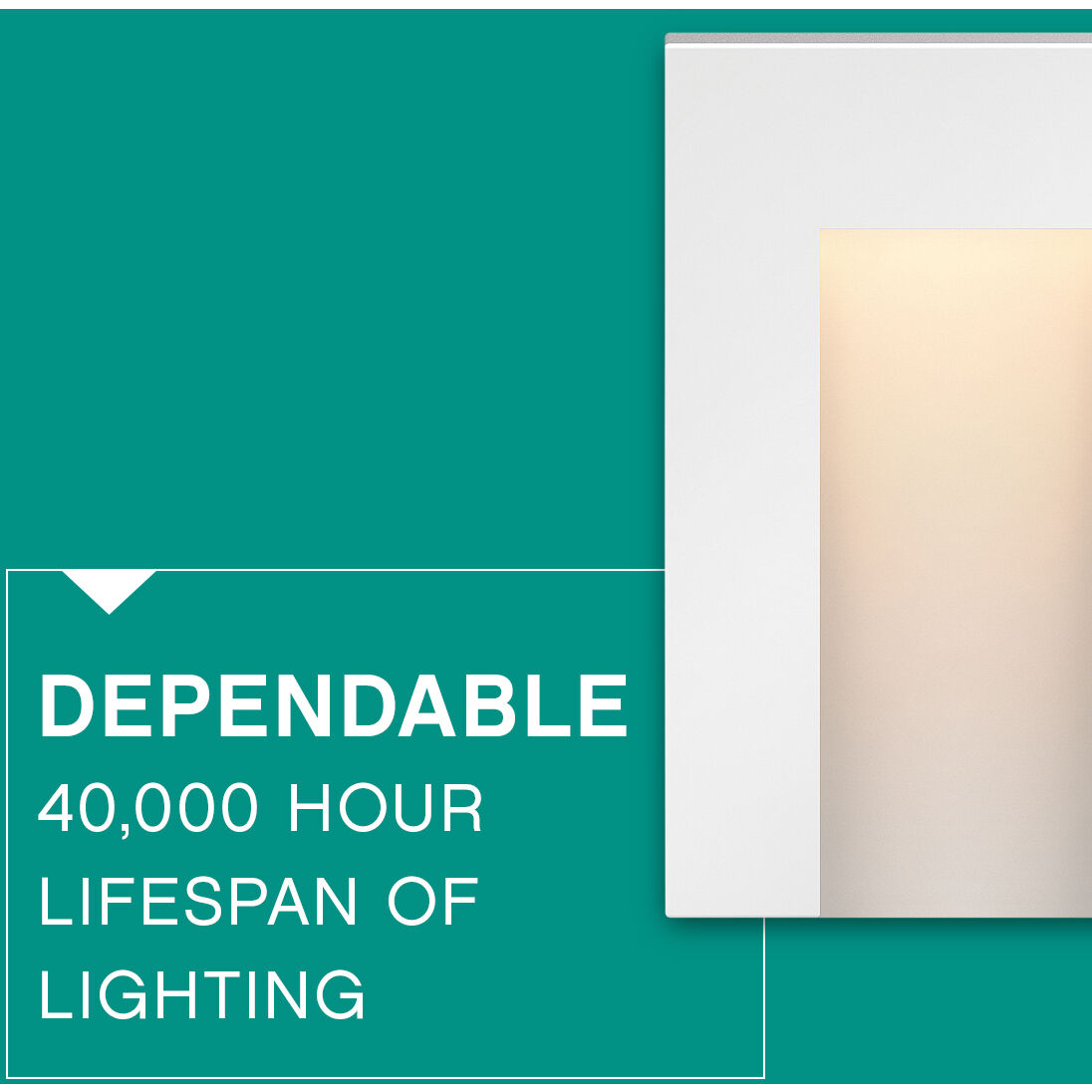 Taper 12v 1.20 watt Satin White Landscape Deck Sconce, Vertical