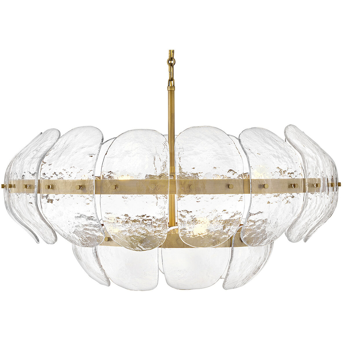 Lillia 9 Light 36.25 inch Heritage Brass Chandelier Ceiling Light