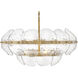 Lillia 9 Light 36.25 inch Heritage Brass Chandelier Ceiling Light