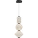 Alora Mood Bijou Pendant Ceiling Light in Matte Black