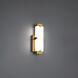 Carlisle Indoor Wall Lighting in 2700K, Aged Brass
