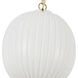 Alora Mood Cherise 1 Light 11.88 inch Brushed Gold Pendant Ceiling Light